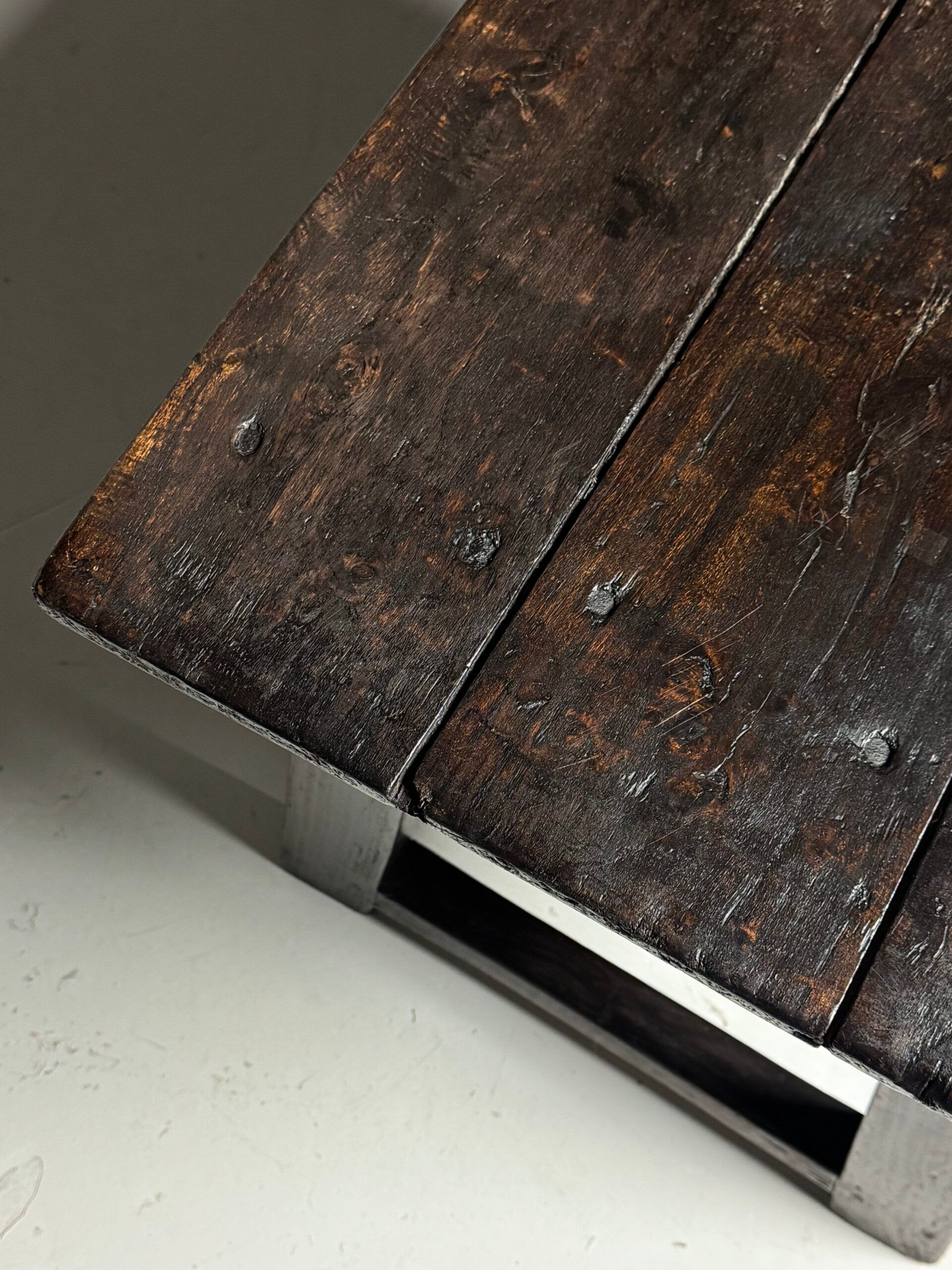 Spanish side table, rustic, early 20th century