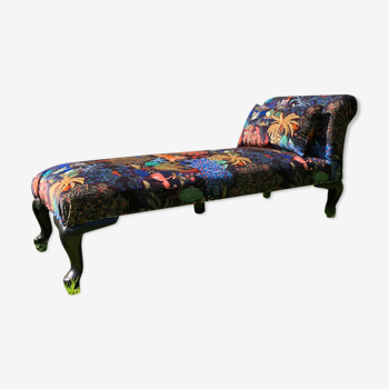 Daybed and its cushion, Pierre Frey fabric