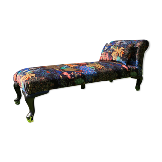 Daybed and its cushion, Pierre Frey fabric