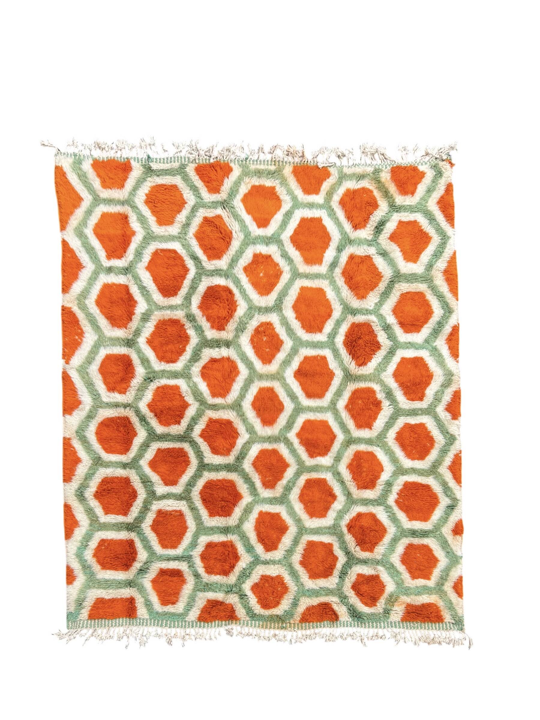 New modern Moroccan Berber rug Beni M'rirt.