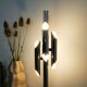 Metal floor lamp, Space Age, manufactured in Italy
