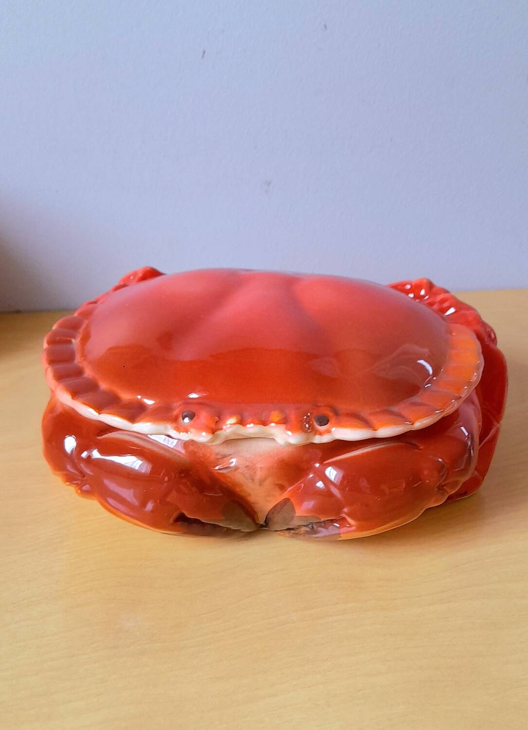Ceramic crab terrine, M.Caugnant, 1950