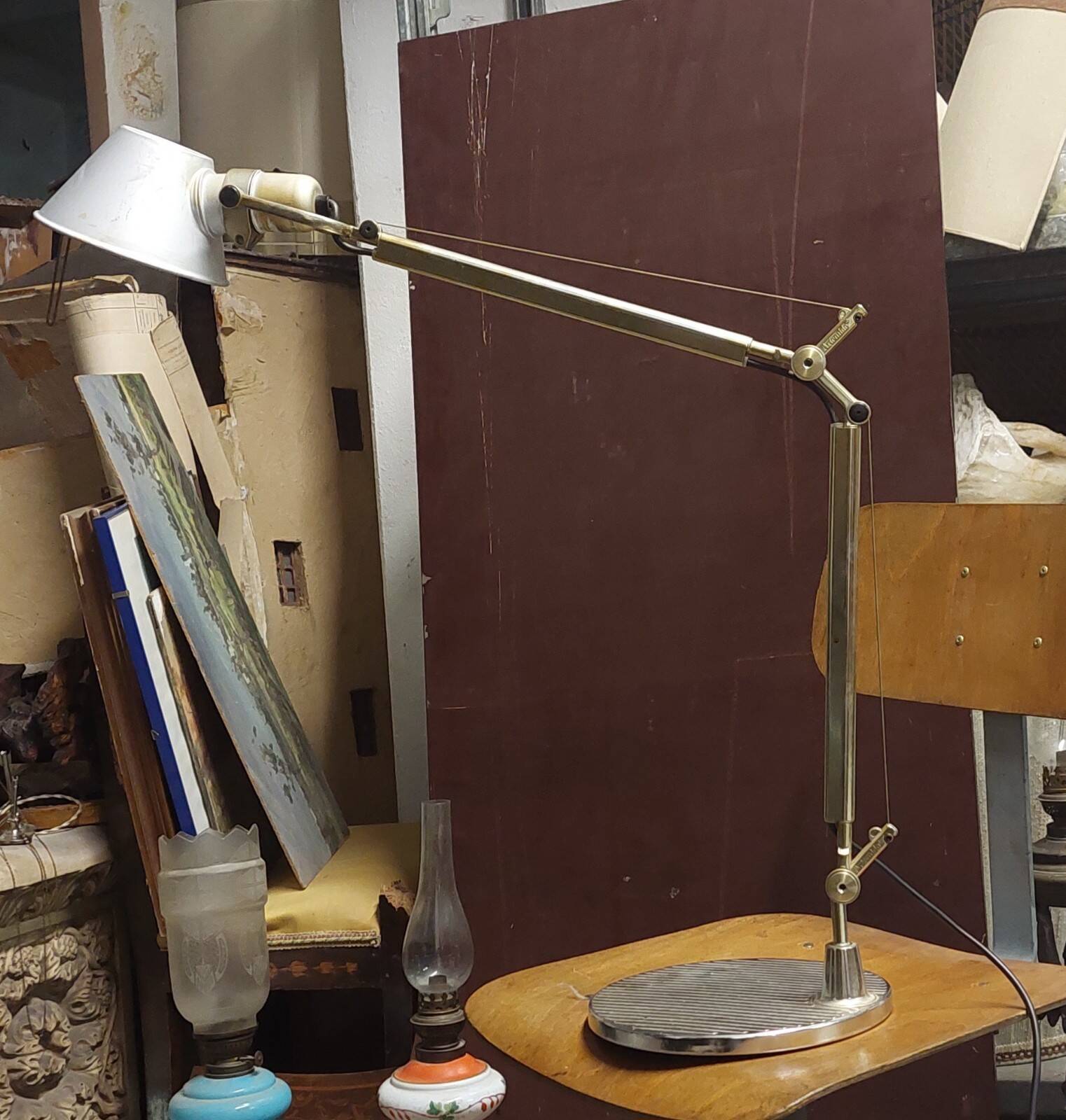 Artemide Tolomeo lampe de table aluminium design vintage modernariato