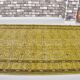 Tapis floral Oushak jaune
