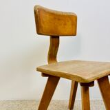 Children's chair, wooden, 70s