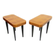 Two Paldao Line Art Deco End Tables By Gilbert Rohde For Herman Miller, C 1940