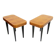 Two Paldao Line Art Deco End Tables By Gilbert Rohde For Herman Miller, C 1940