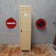 Old cloakroom in wood