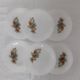 6 Dessert plates Arcopal model Fruits de France apple pear vintage grape