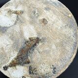 Accolay flower frog in psychedelic glazed ceramic