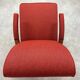 Red Art Deco lounge chairs