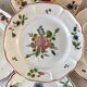 Set of 5 flat plates mismatched Digoin Sarreguemines and Saint-Amand 60s