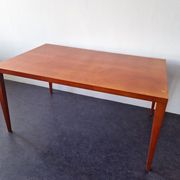Table à manger en bois d’acajou, années 1980