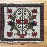 Carpet 48 x 45 in handmade wool