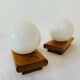 Pair of vintage modernist style wall lights
