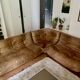 Authentic Togo sofa - cognac leather
