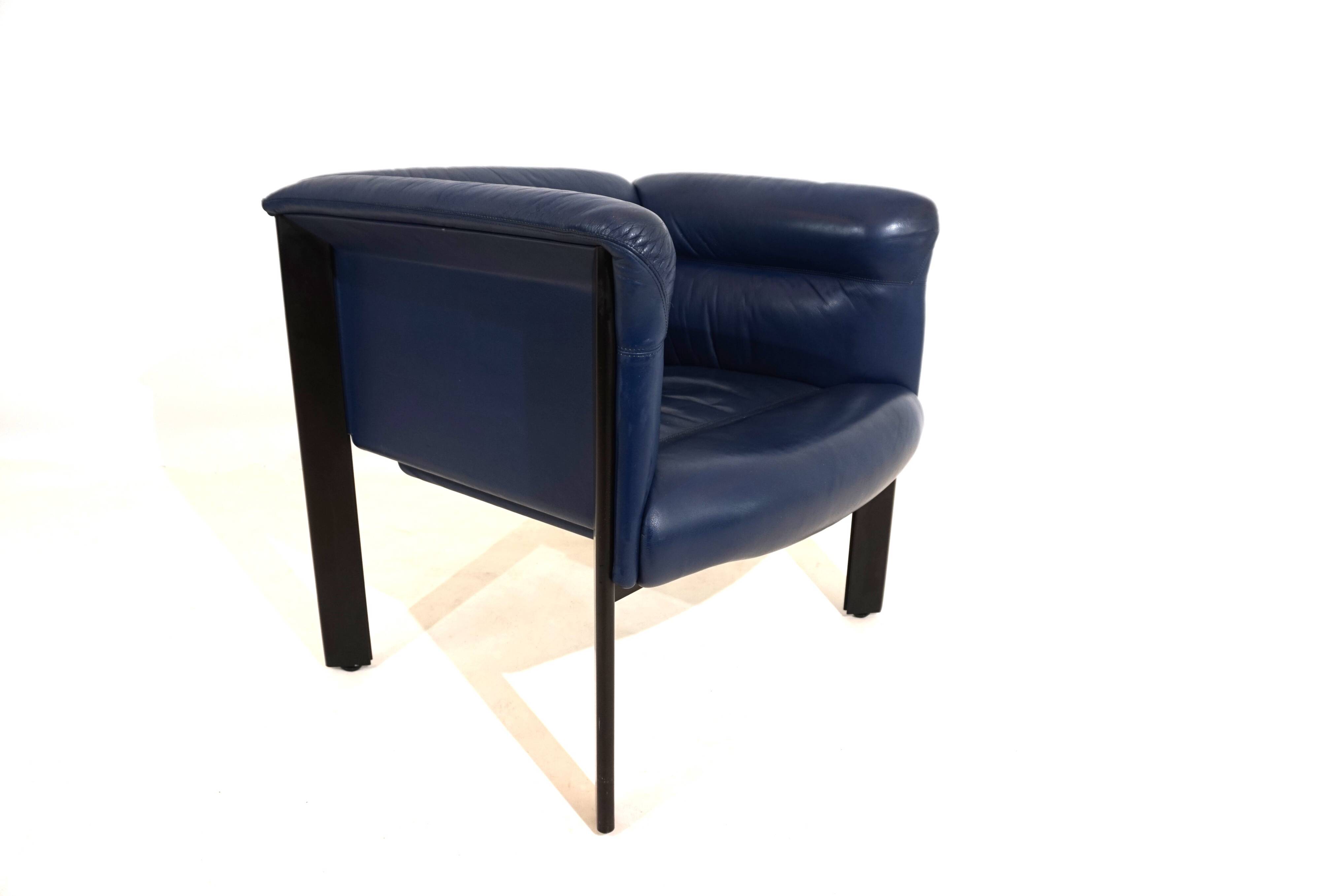 Fauteuil en cuir Poltrona Frau Interlude de Marco Zanuso