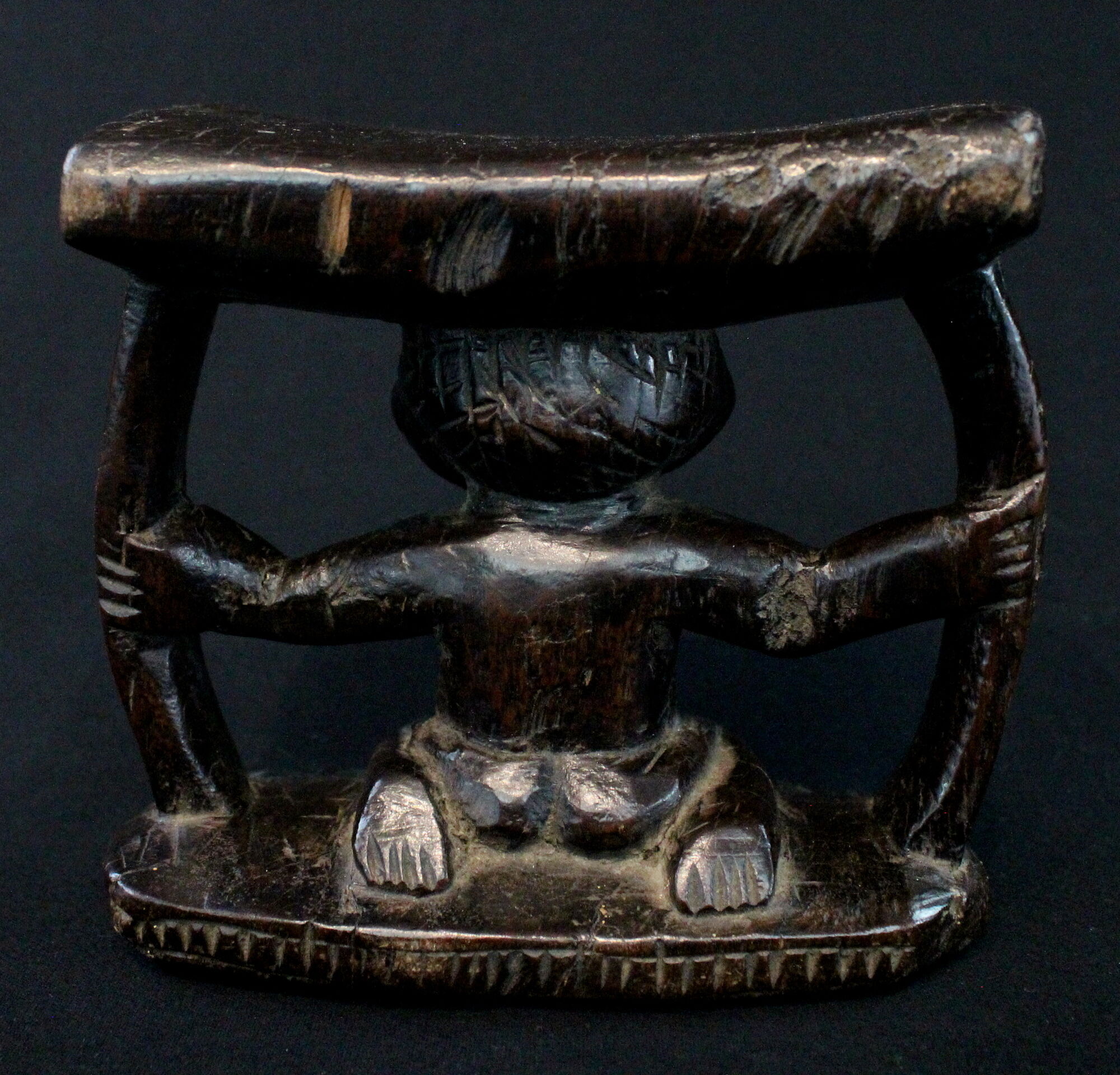 Former neck support ethnic Luba Democratic Republic of Congo