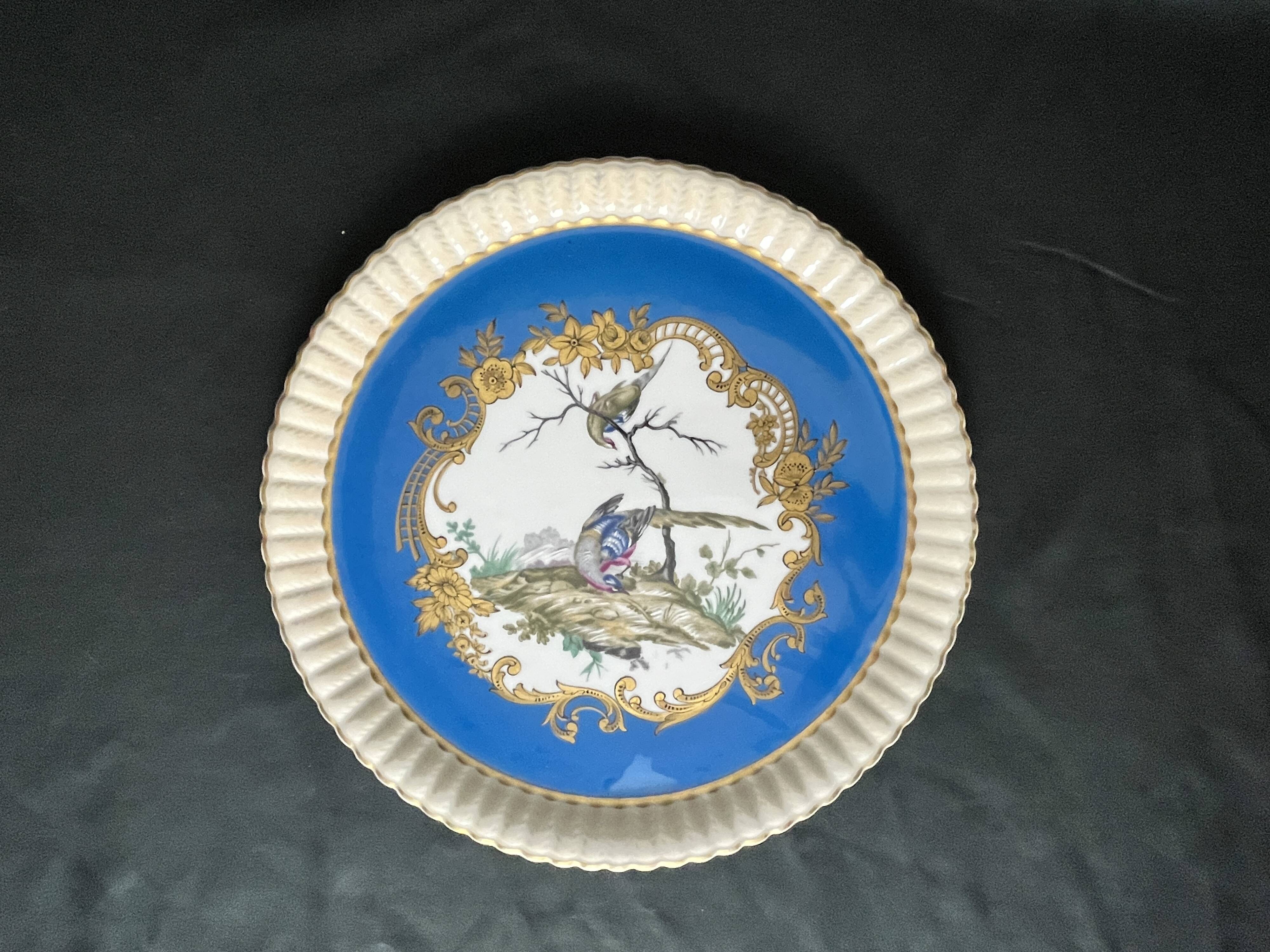 Limoges, Bernardaud polychrome porcelain tray, 20th century