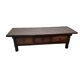 18th century Spanish chestnut wood coffee table