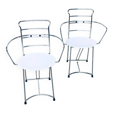 Set of Postmodern Eridiana Dining Chairs by Antonio Citterio for Xilitalia, 1980s