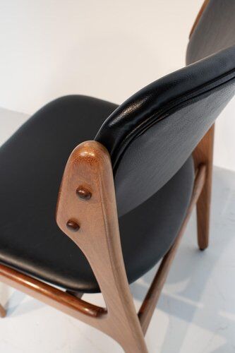 Chaises par Erik Buch, ensemble de 6