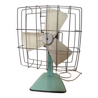 Calor vintage fan from the 60s mint green