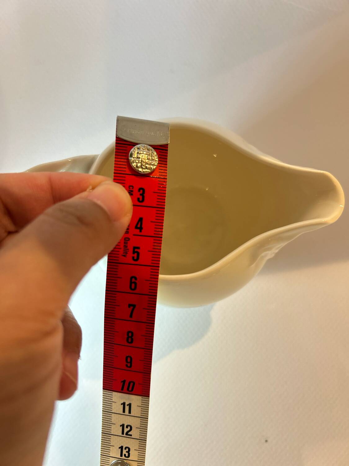 White porcelain creamer, Villeroy and Boch "Foglia".