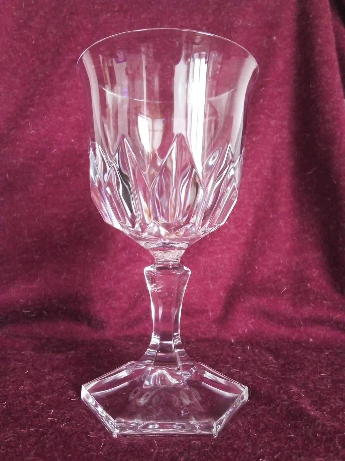 Set de 6 verres à eau cristal d'Arques - Chaumont