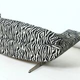 "Capri" curved three-seater sofa by Johannes Andersen, 1965