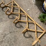 Rattan coat rack from the 70s
