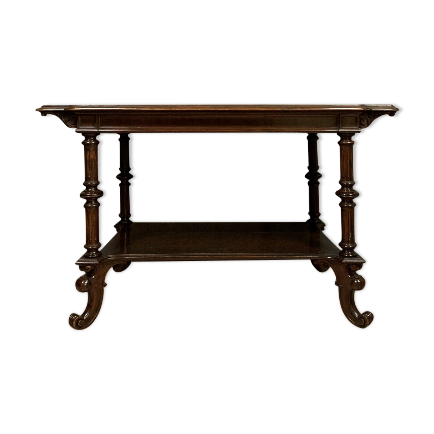 Table office Transition ( Louis XV-Louis XVI ) in mahogany around 1850