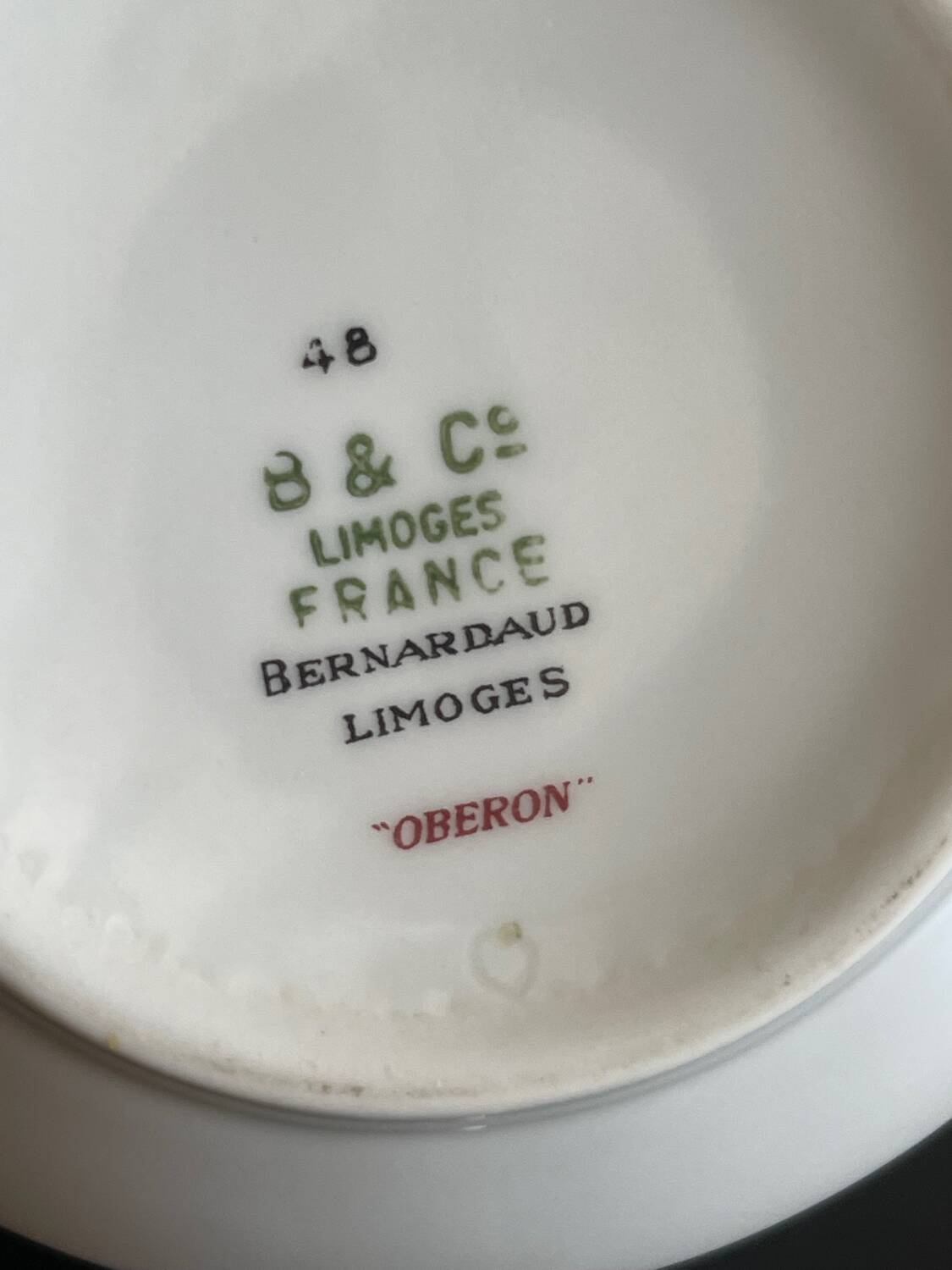 Vintage Bernardaud Sugar Bowl