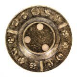 Large brass pocket emptier | Zodiac signs