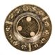 Large brass pocket emptier | Zodiac signs