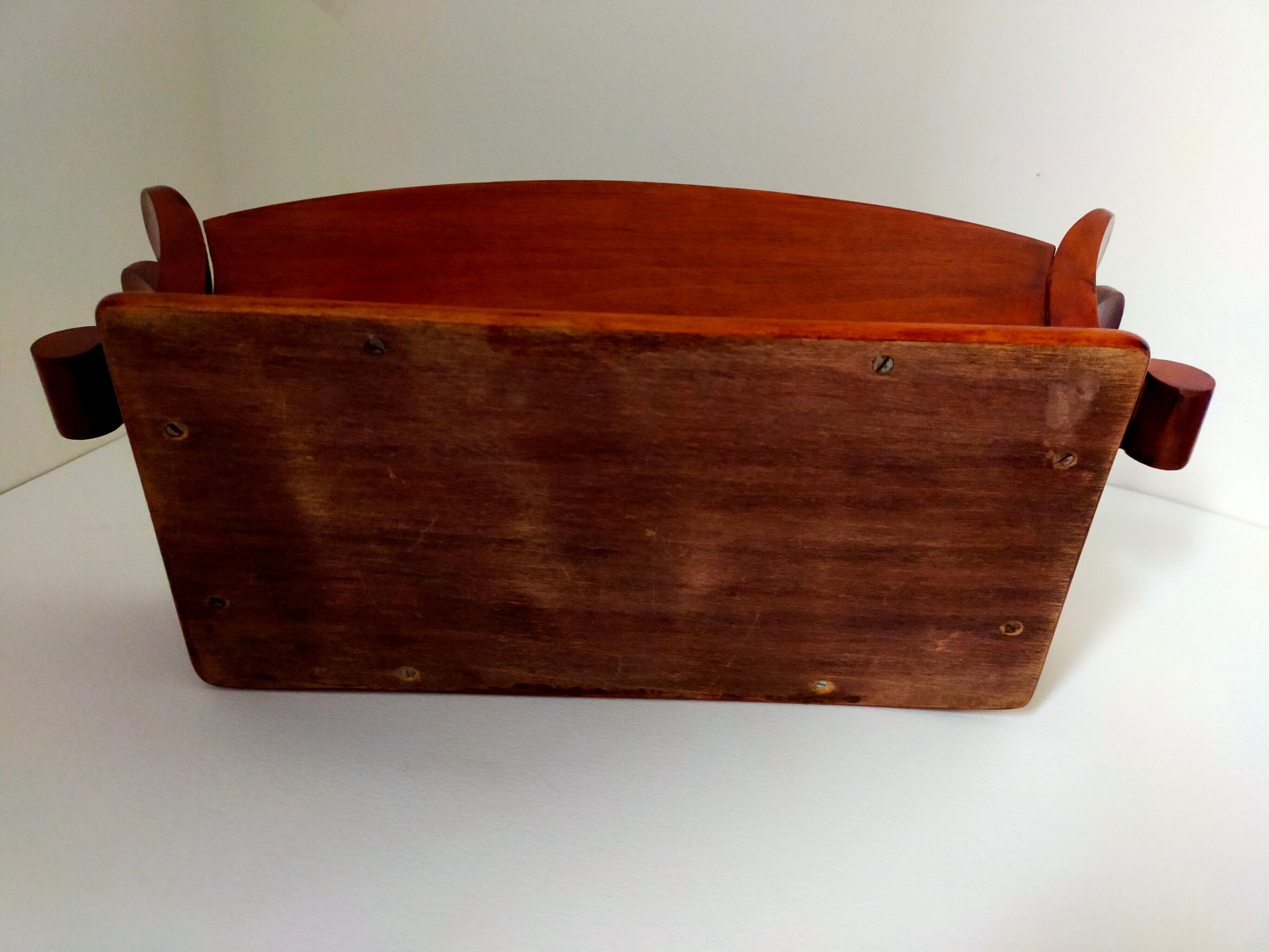 Wooden top box basket basket vintage
