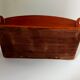 Wooden top box basket basket vintage