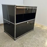 Black office furniture - double height USM