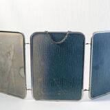 Vintage triptych barber mirror