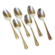 6 Christofle Art Deco style silver-plated tablespoons 2106255