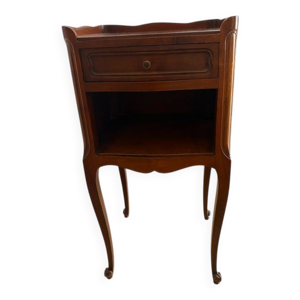 table de chevet style - louis merisier