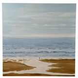 Solitude au bord de la mer 100x100