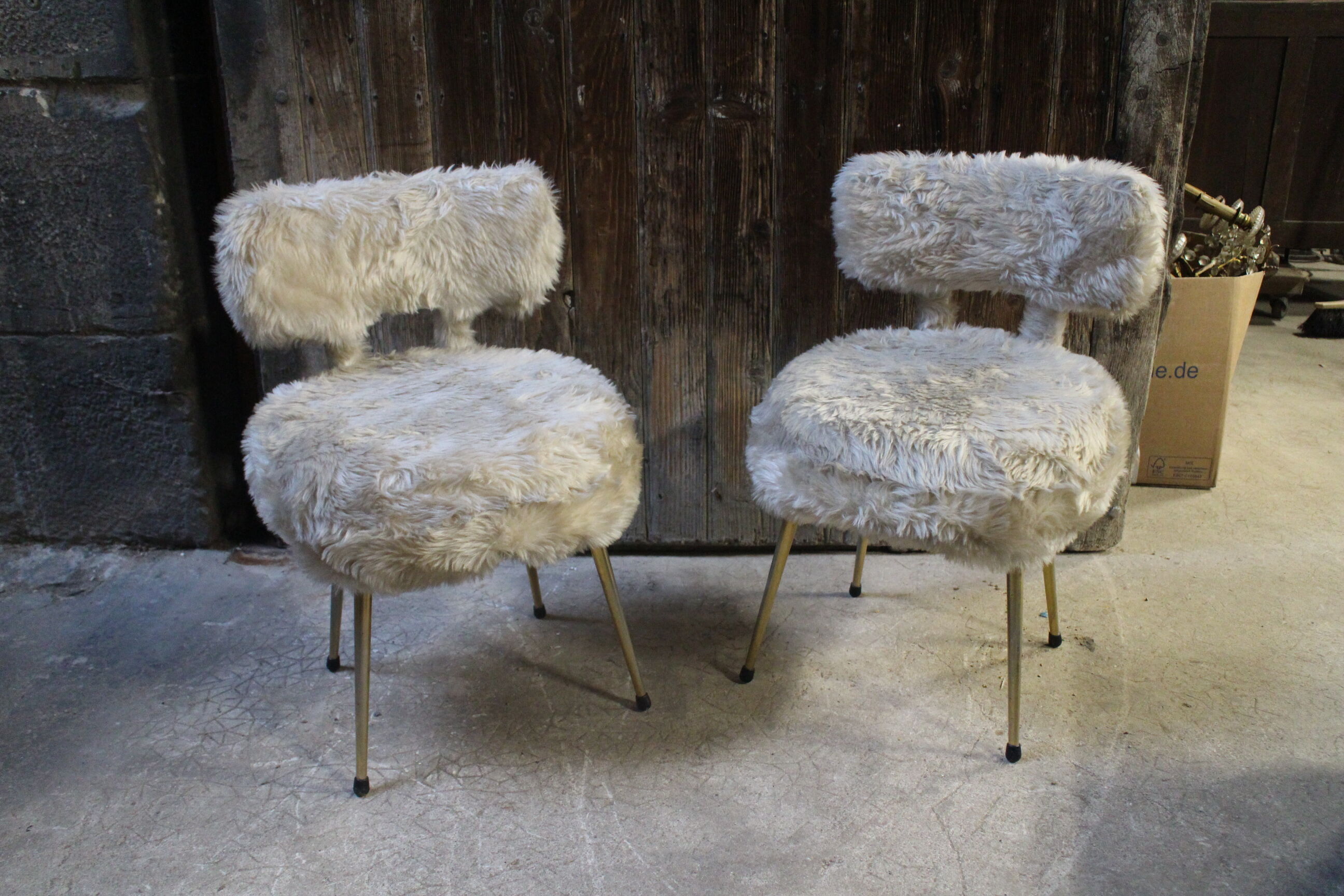 Pair of moumoute chairs