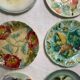 Barbotine plates
