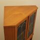 Teak corner display cabinet, Denmark, 1960s