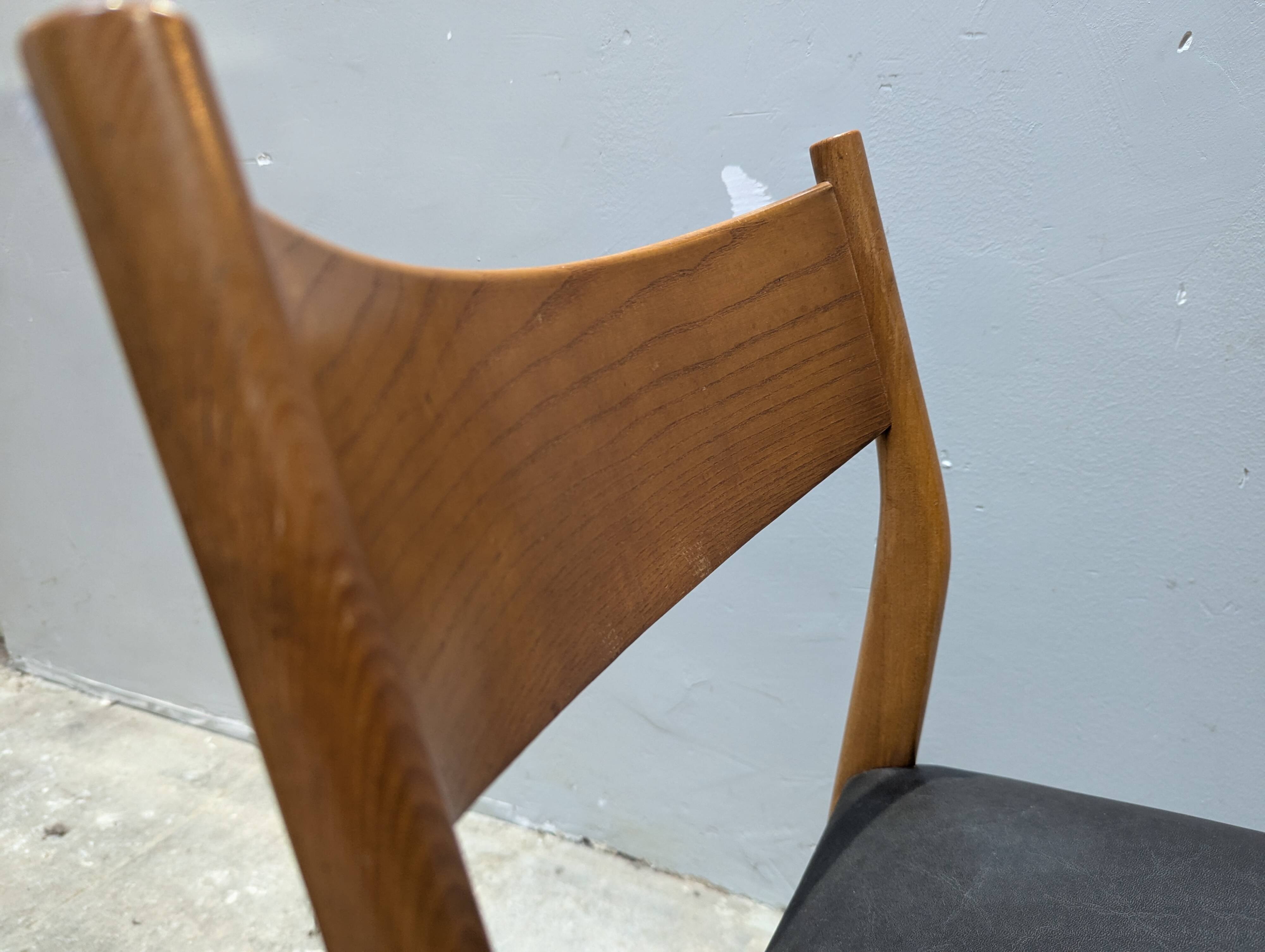 4 Scandinavian teak chairs
