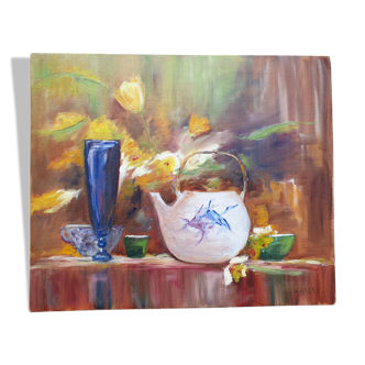 Still life in oil