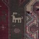 Vintage Turkish hallway rug 118x322 cm