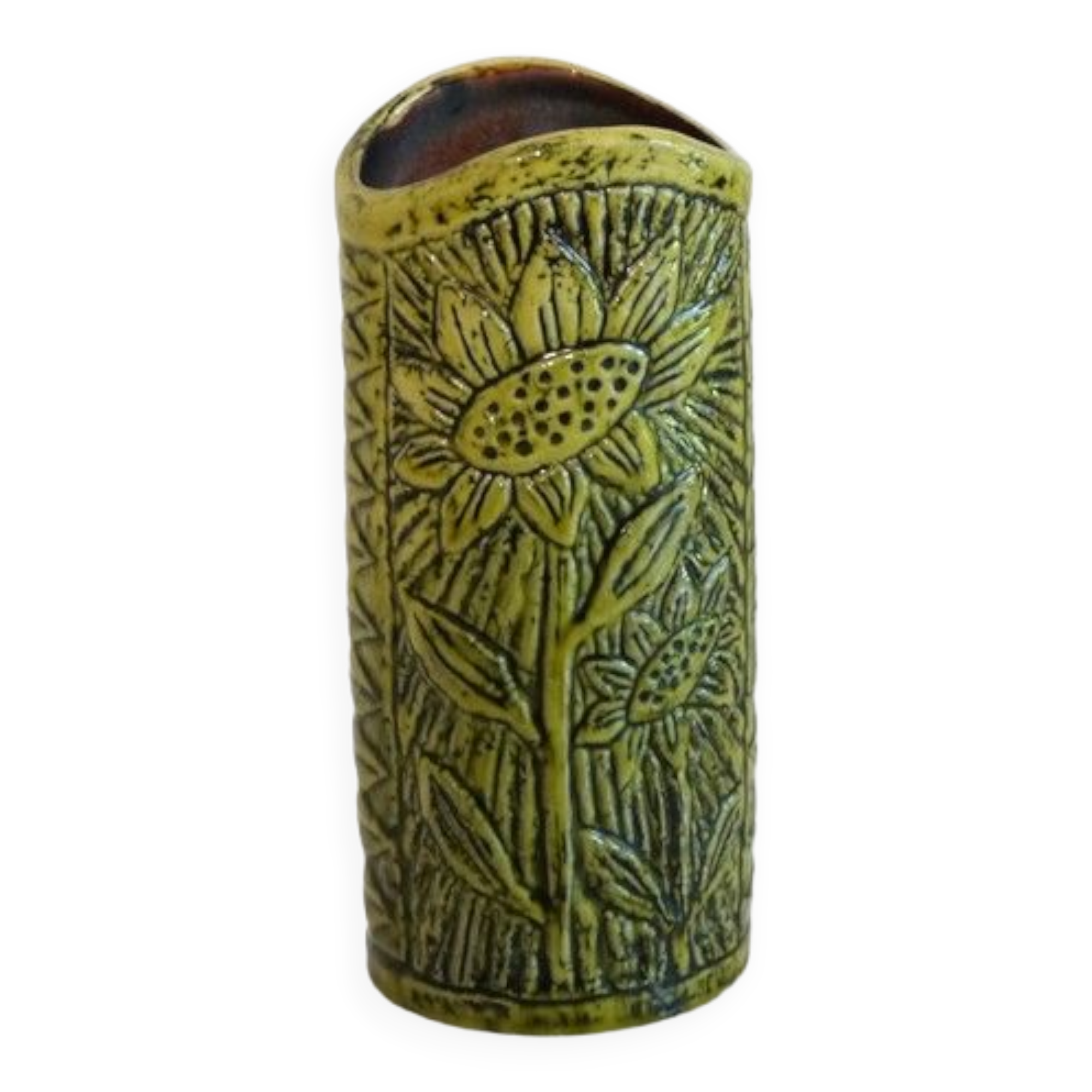 Vase of Gunnar Nylund in ceramic model Solros 1960