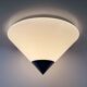 Limburg Glashütte wall ceiling lamp flush mount, 1970s